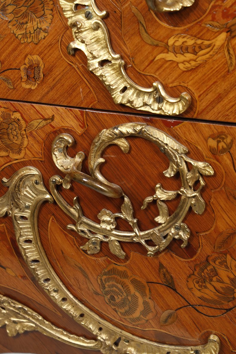 Louis XV Period Commode Stamped By Jacques Dubois-photo-6