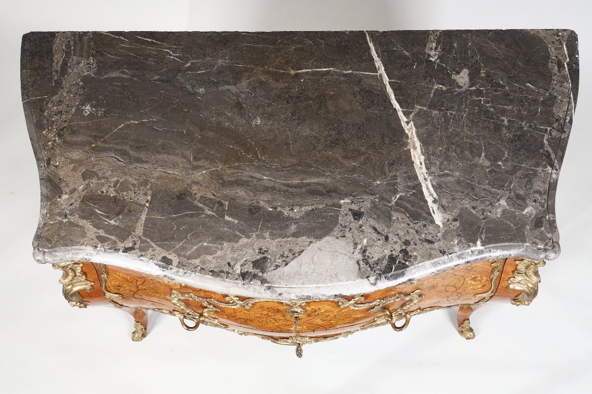 Louis XV Period Commode Stamped By Jacques Dubois-photo-7