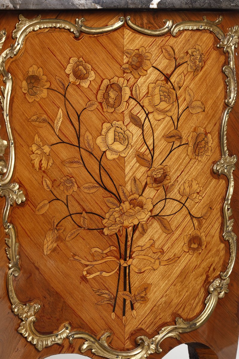 Louis XV Period Commode Stamped By Jacques Dubois-photo-8