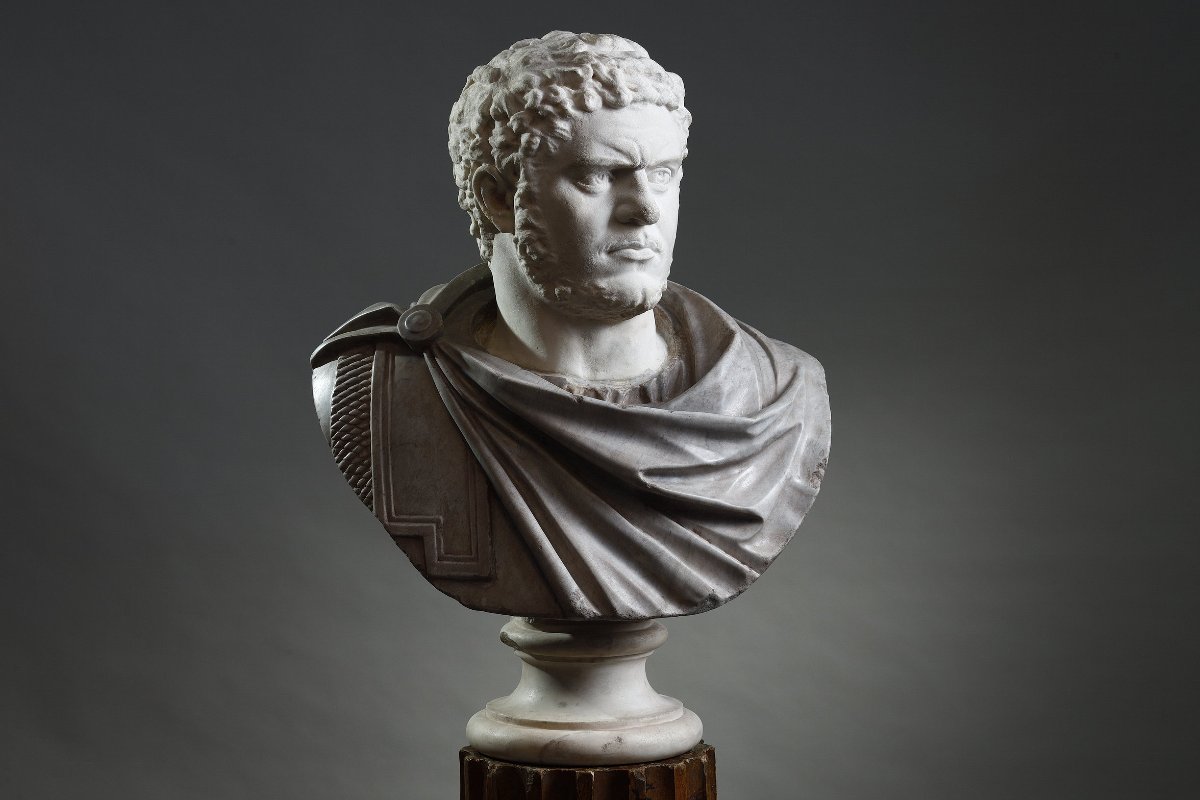 Marble Bust Of Emperor Caracalla-photo-5