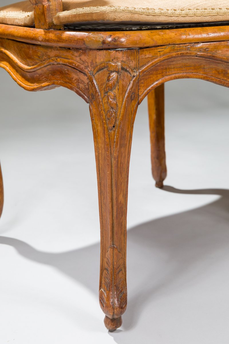 Paire de fauteuils cannés, estampillés de Canot, époque L XV-photo-4