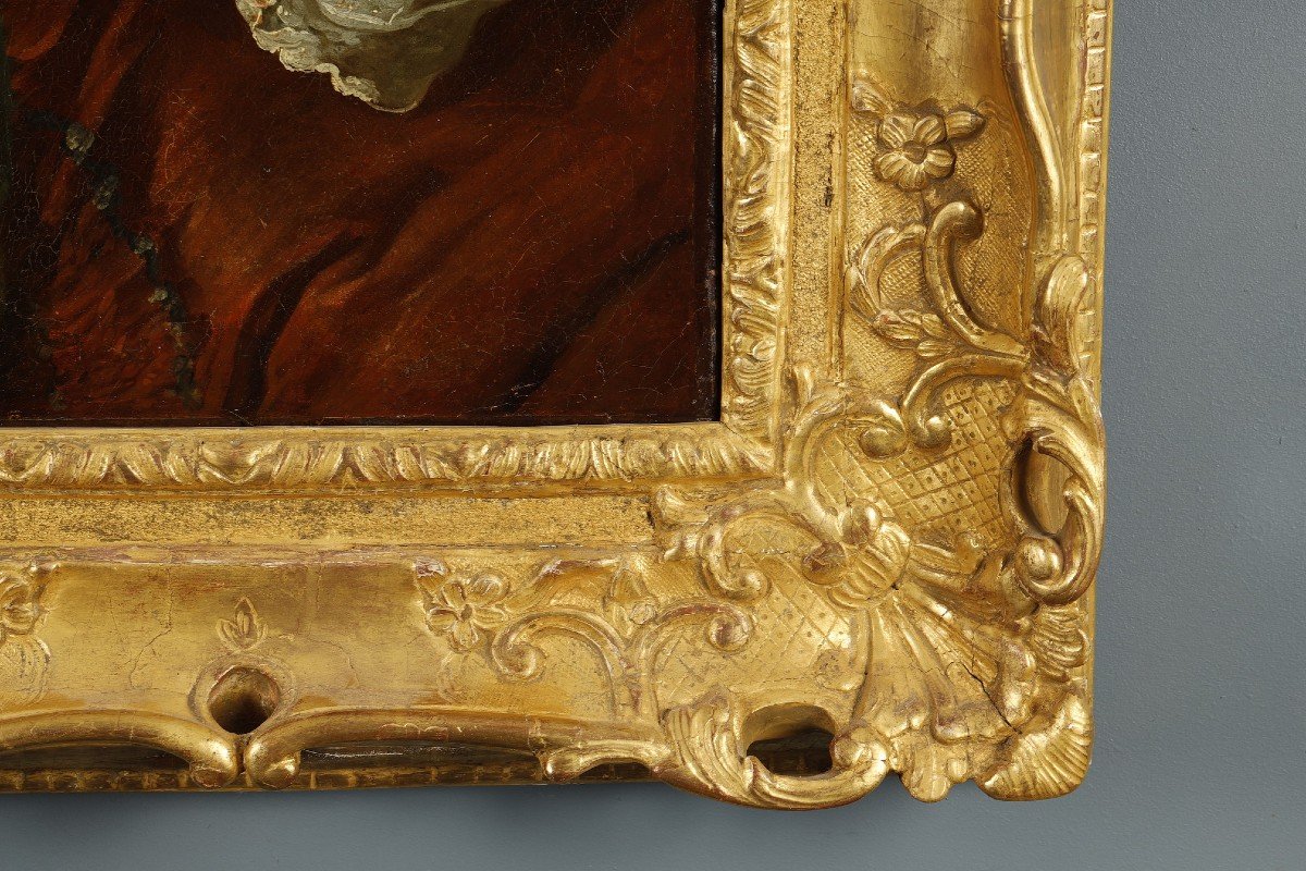 Portrait d'Une Femme Tenant Un Fil Par Carle Van Loo-photo-7
