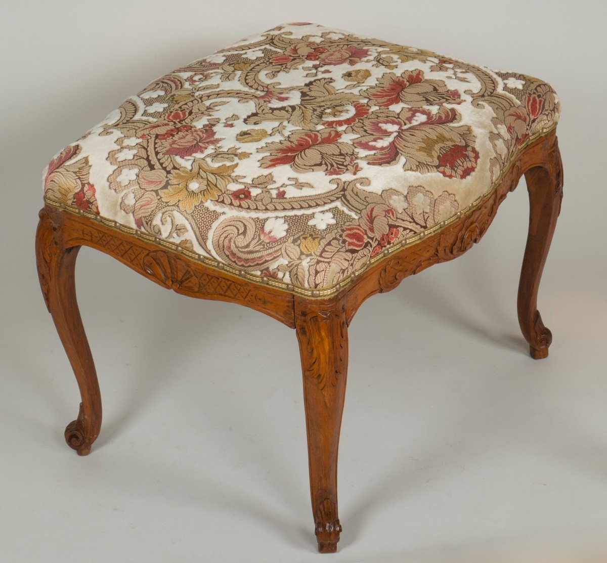 Tabouret d'époque Louis XV-photo-6