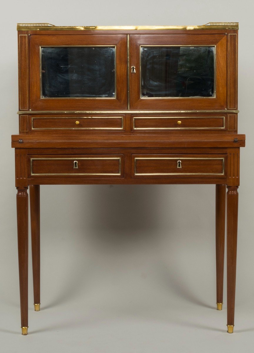 Happiness Of The Day Directoire Period In Mahogany-photo-2