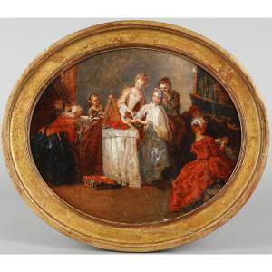 Interior Scene, Follower Of Fragonard
