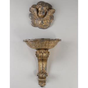 Rare Gilded Lead Fountain From The Louis XIV Period