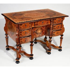 Bureau MAZARIN , circa 1700-1710 Attribué à Thomas HACHE