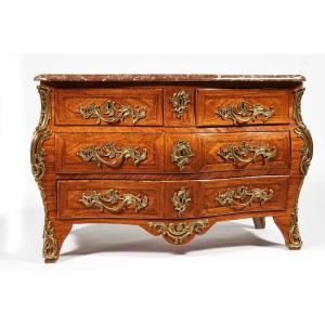  Commode Tombeau Estampillée De Jean Charles Ellaume