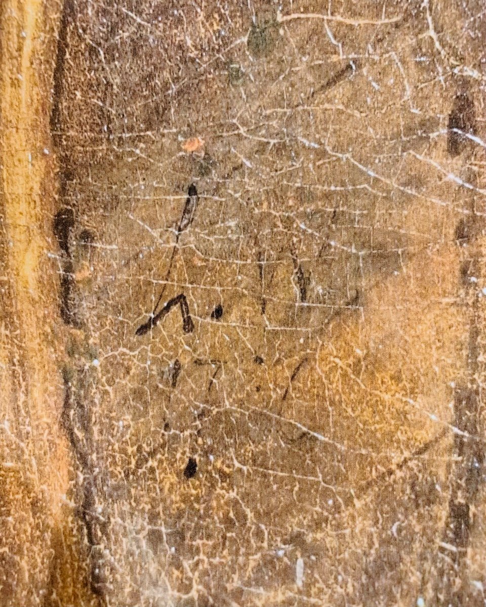 La Vendange. Huile Toile 65x49. Entourage De Jean-Baptiste Pater.-photo-3