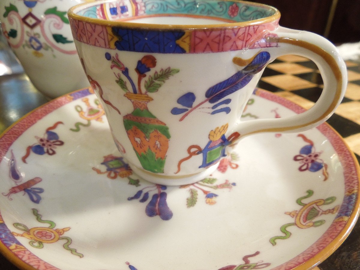 Minton Part Of English Porcelain Coffee Service Late 19 Eme-photo-2