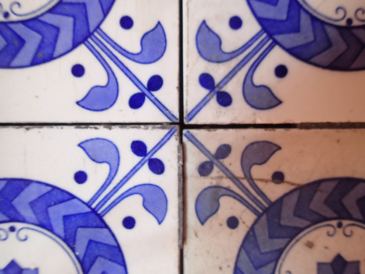 Lot Of Tiles Minton England Late 19th-photo-3