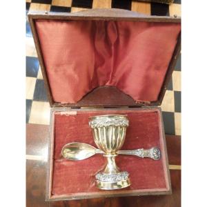 Birth Or Baptism Box Sterling Silver Period 19 Eme
