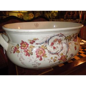 Jardiniere En Faience Anglaise  fin XIX eme