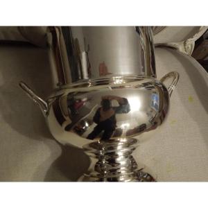 Silver Metal Champagne Bucket