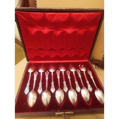 Sterling Silver Spoon Serving Set 19 Eme