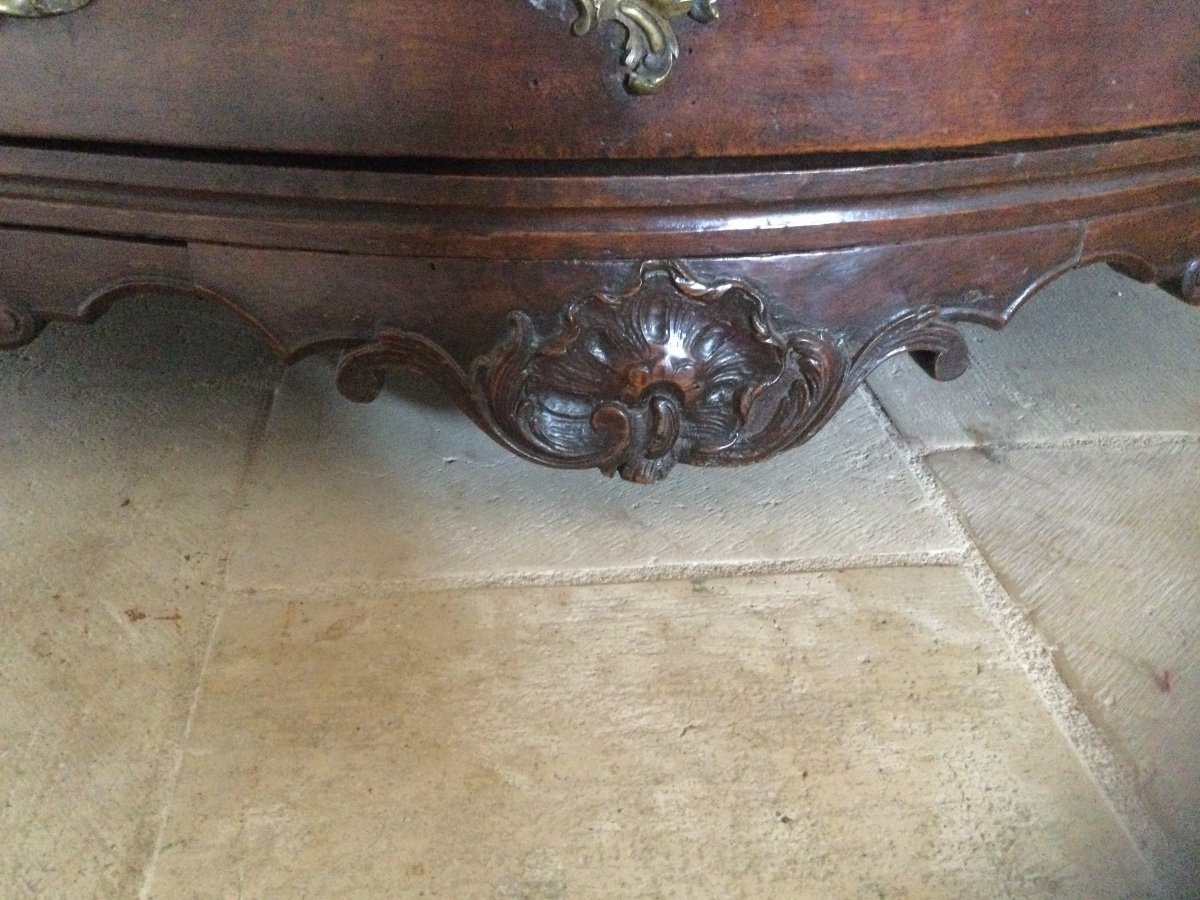 Commode Du Sud Ouest En Noyer époque Louis XV -photo-4