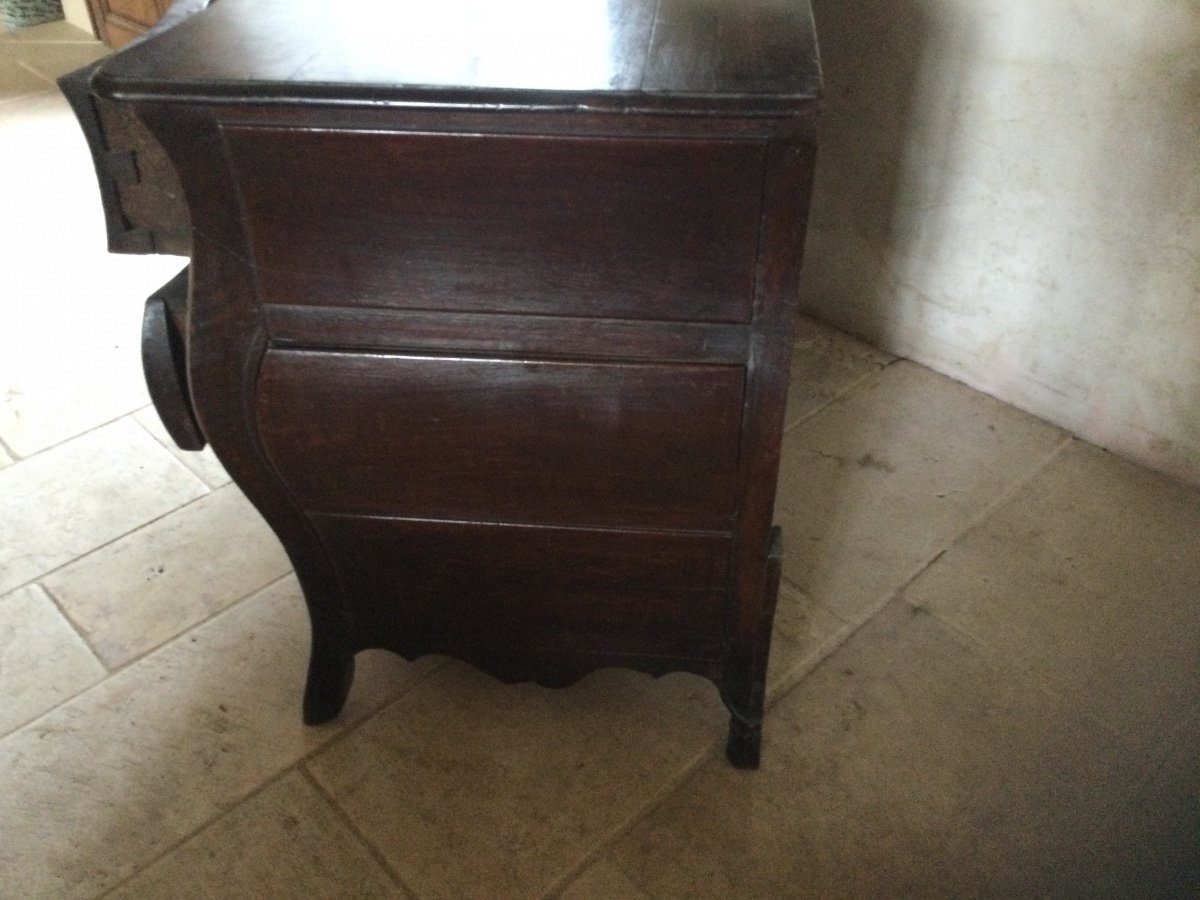 South West Chest Of Drawers In Walnut Louis XV Period-photo-4
