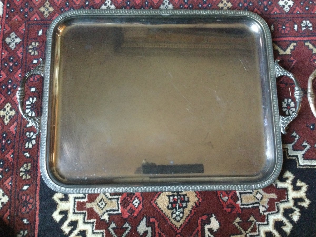 Pair Of Empire Style Serving Tray-photo-2