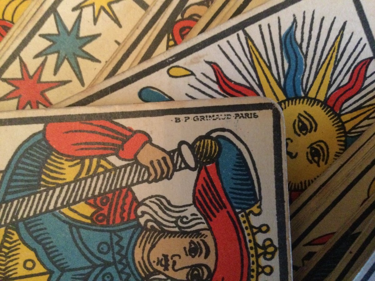 Jeu De Tarot 78 Carte De Chez : Bp Grimaud Paris -photo-4