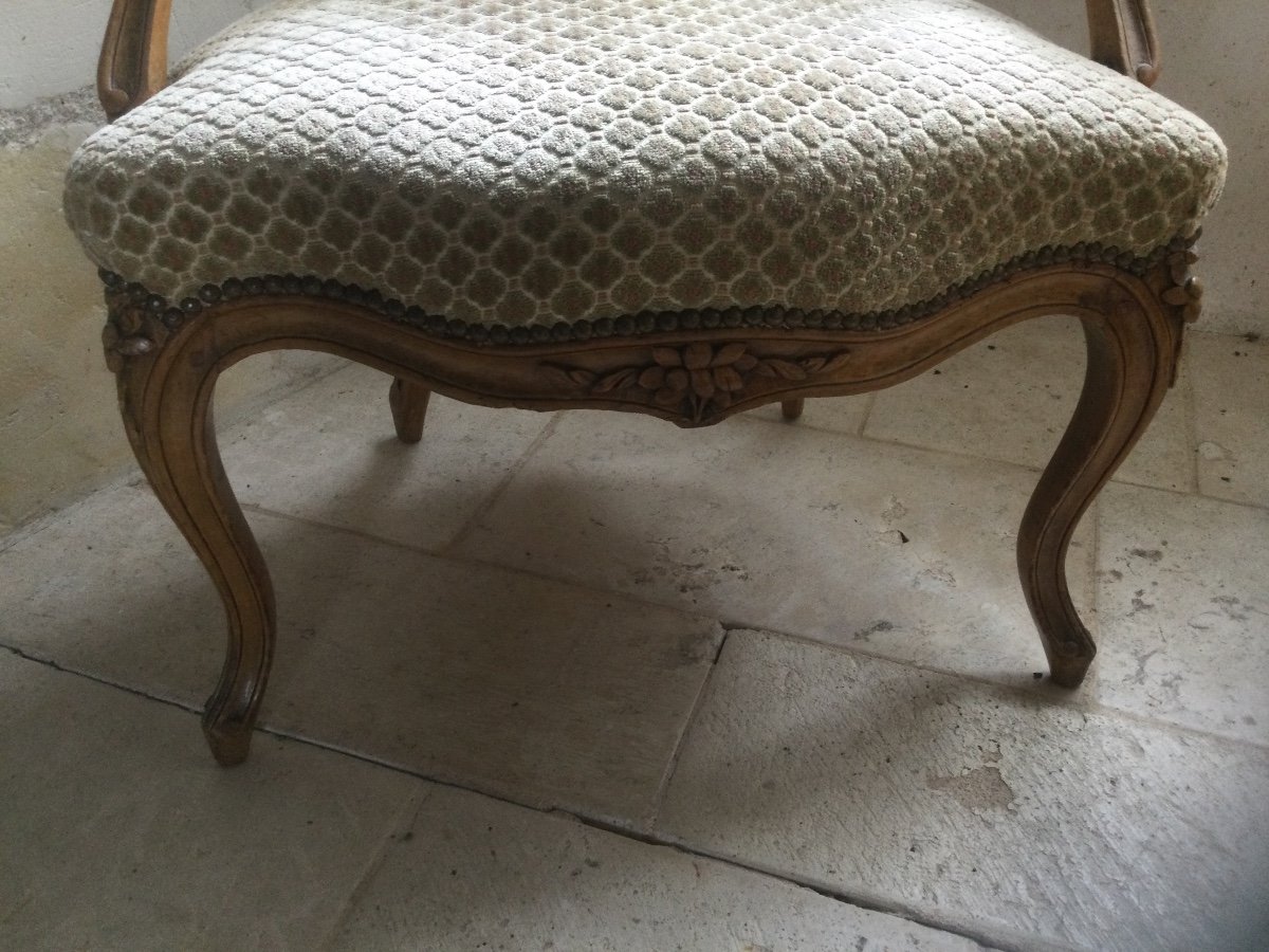 Paire De Large Cabriolet époque Louis XV travail Parisien -photo-4