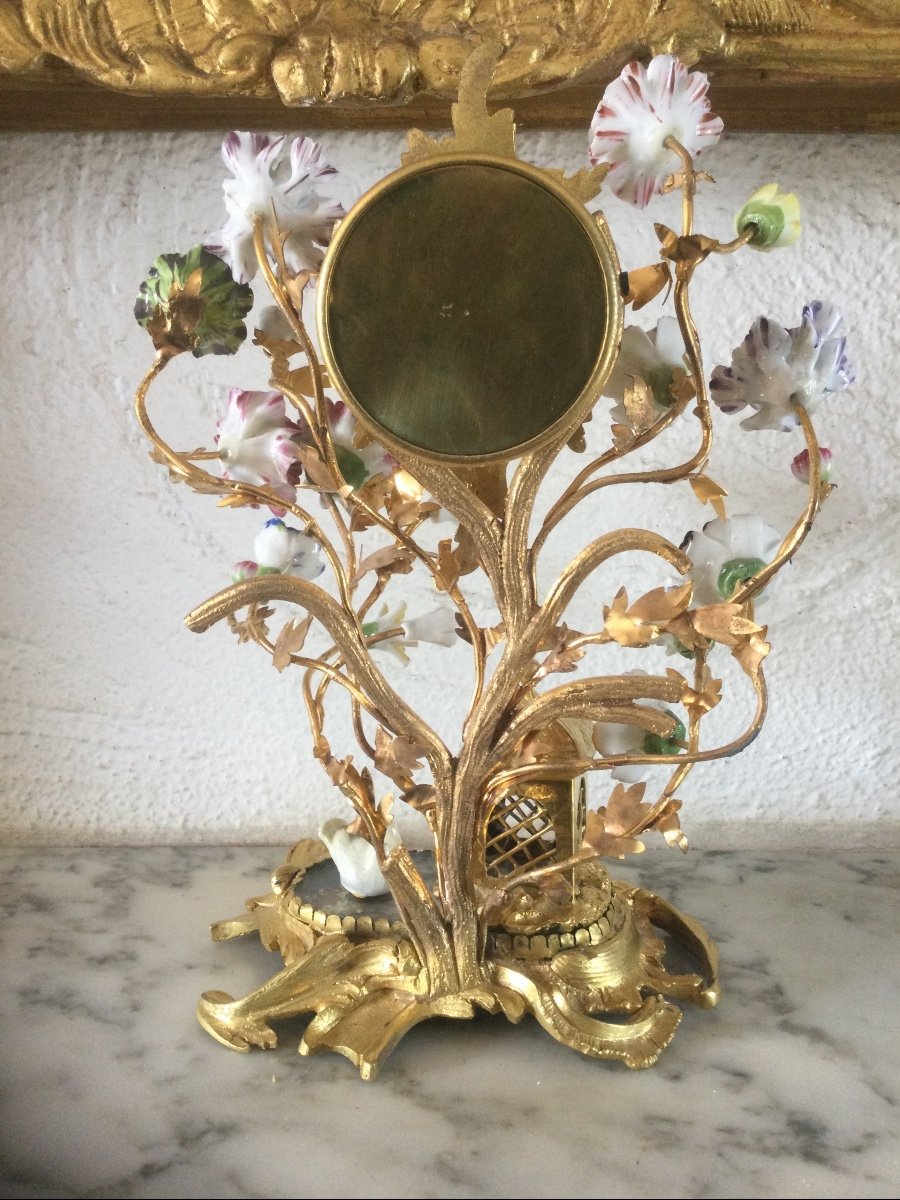 Charming Small Clock From Mufson In Paris Louis XV Period-photo-3
