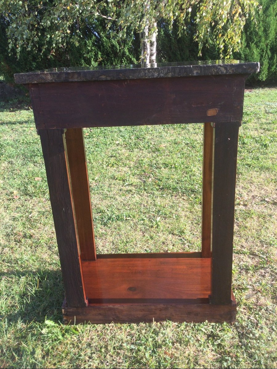 Small Console In Mahogany And Gilt Bronze Consulate Period-photo-4