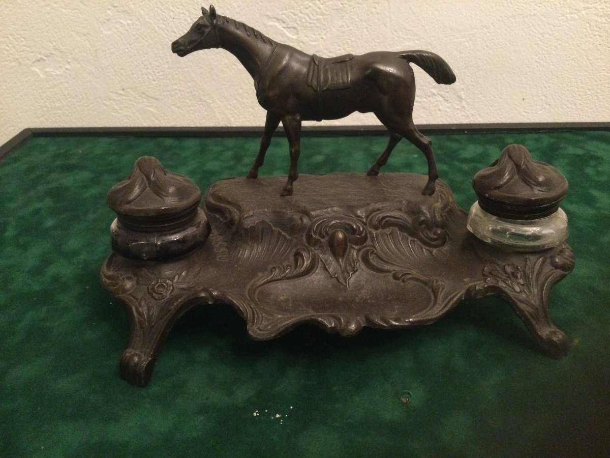 Horse Inkwell
