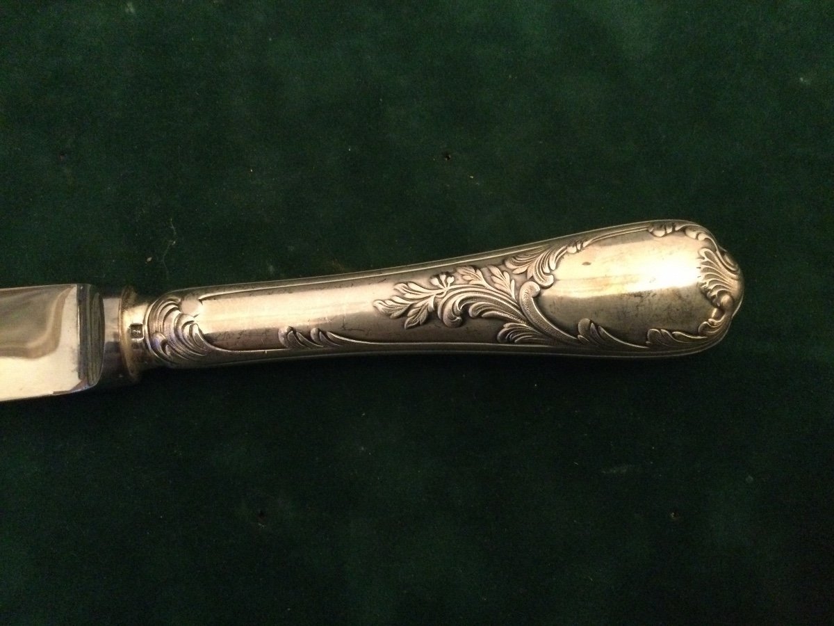 12 Table Knives From Christofle-photo-3