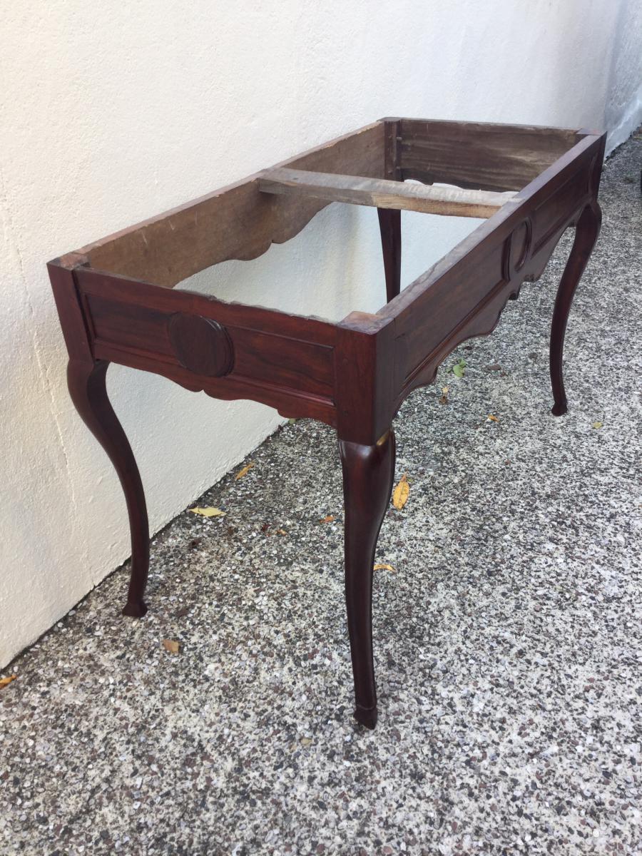 Game Table Regency Period Work From Port Wood Padouk-photo-2