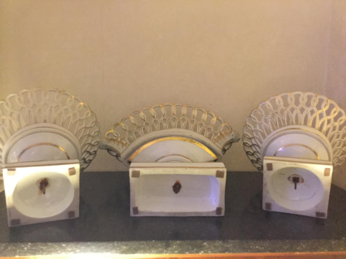 Suite Three Cups Porcelain Ajourée Louis Philippe-photo-2