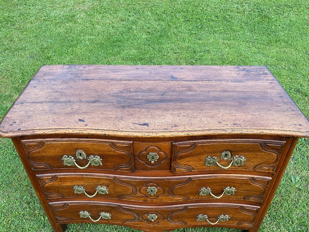 Commode Parisienne En Noyer époque XVIIIéme-photo-4