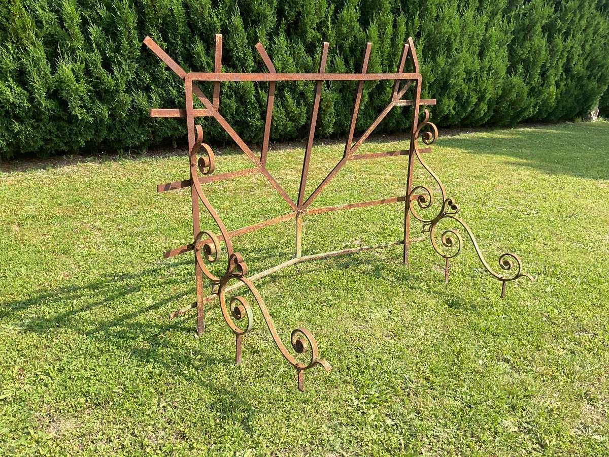 Wrought Iron Marquise Late 19th Century