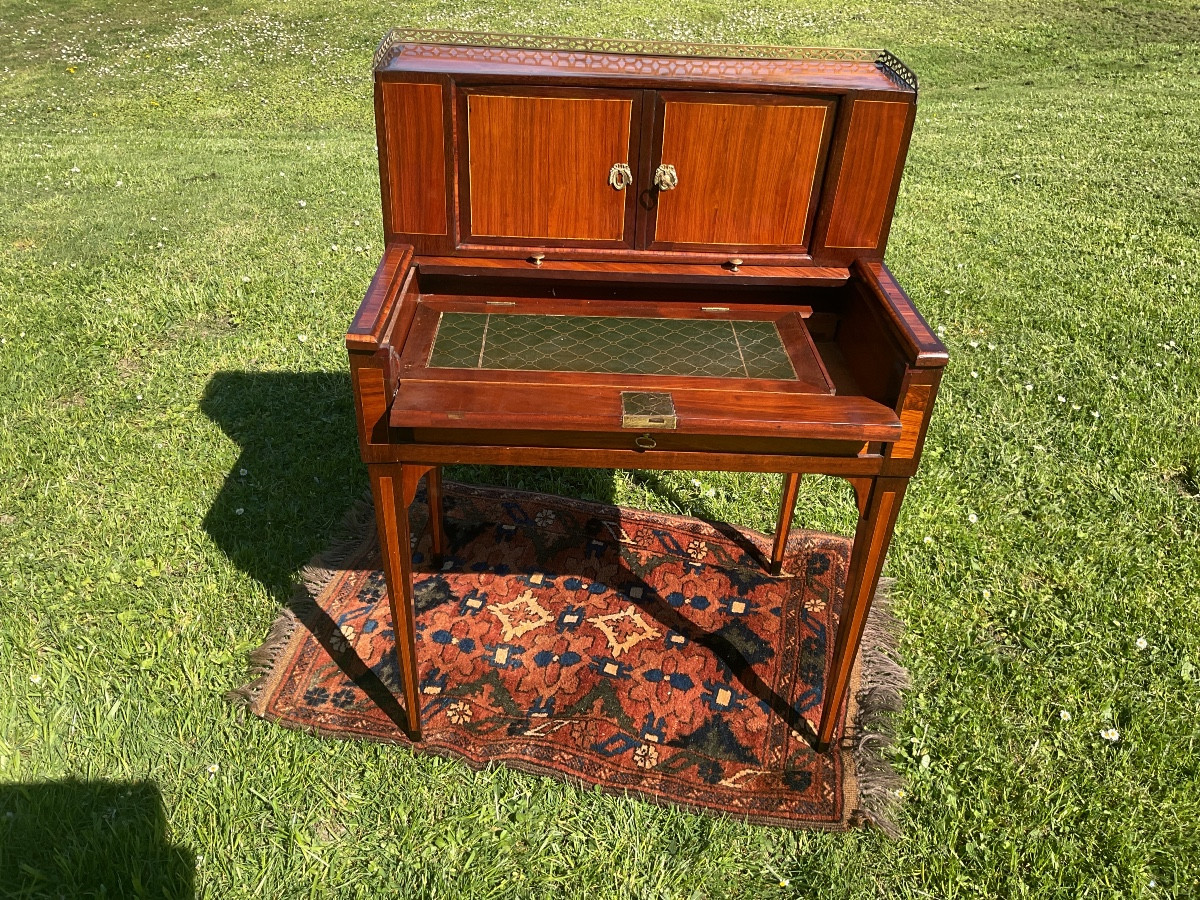 Desk Called Happiness Of The Day Or Lady Stamped L Moreau Louis XVI Period -photo-4