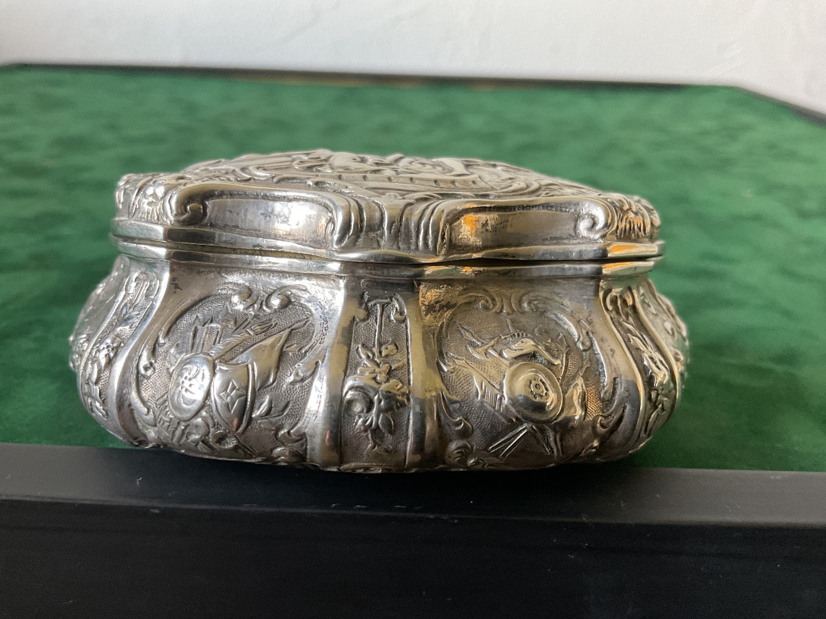 Boîte en argent du XVIIIéme poids 128gr-photo-3