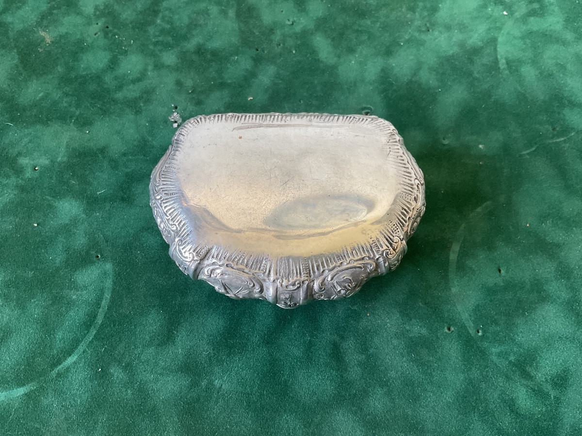 Boîte en argent du XVIIIéme poids 128gr-photo-4