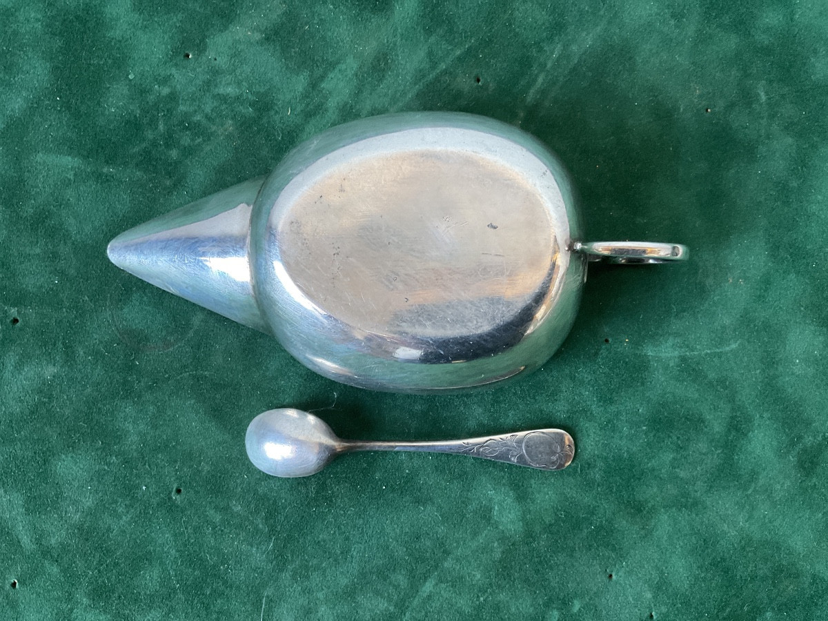 Baby Bottle, Sick Duck In Silver, Minerva Hallmark-photo-1