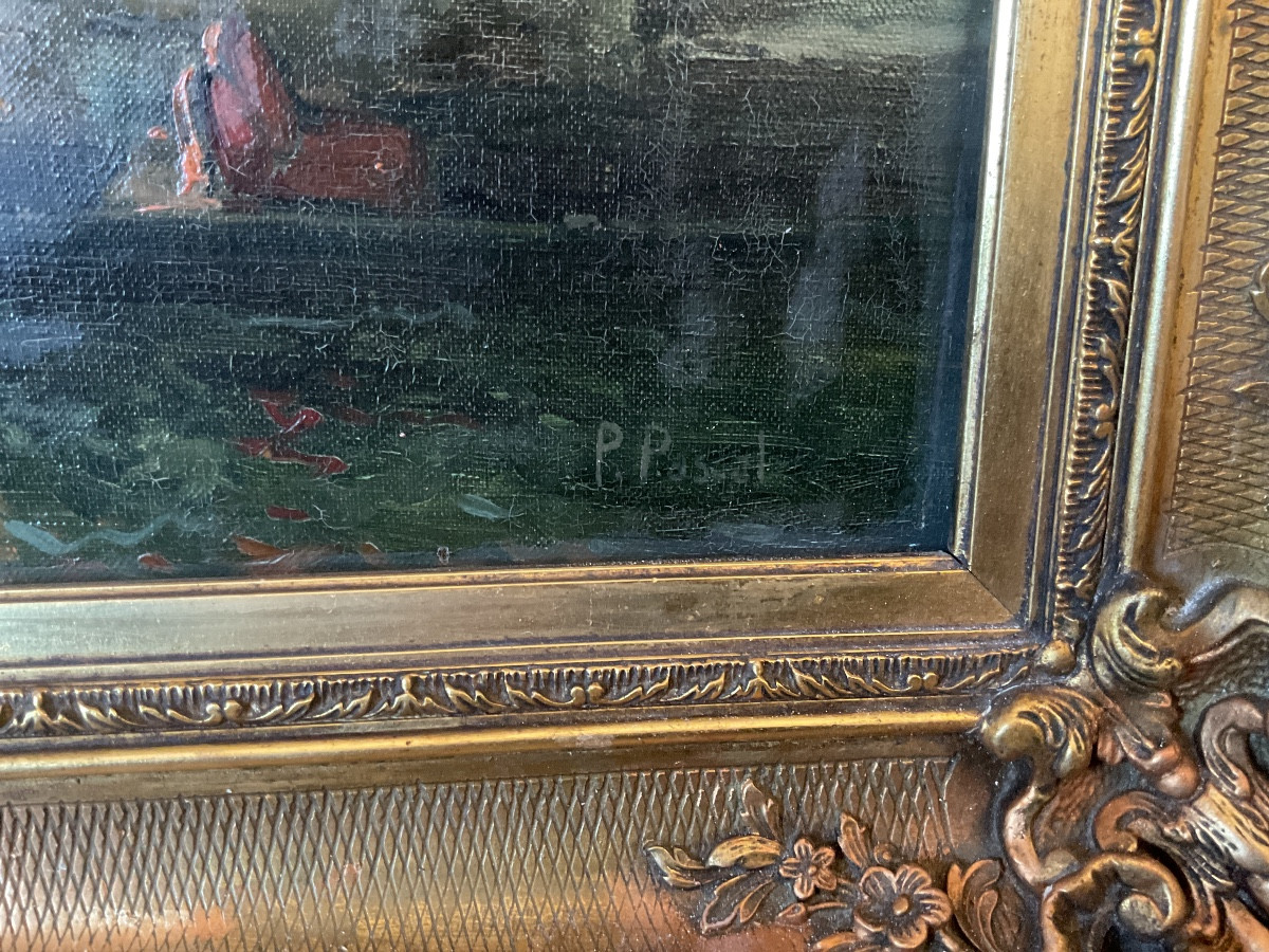 Oil On Canvas Venice Signed Paul Pascal-photo-3