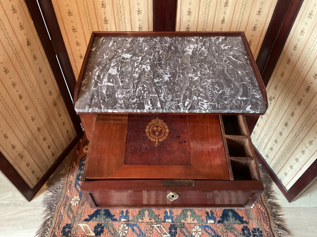 Writing Table Stamped With Canabas-photo-2