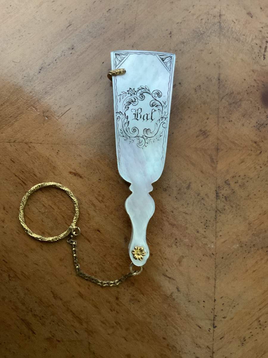 Carnet de bal époque XIXÉME 