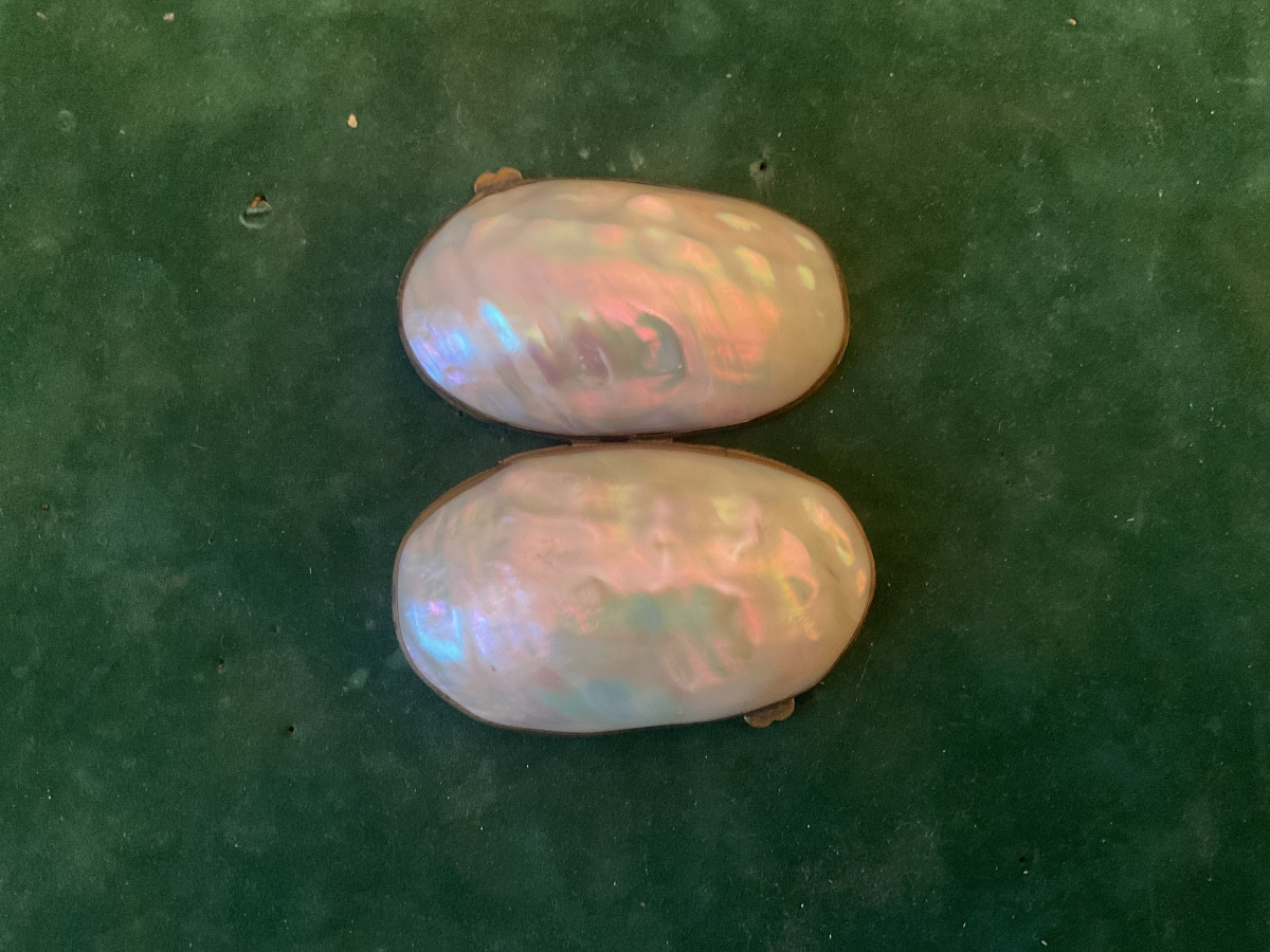 Boîte Œuf en nacre-photo-2