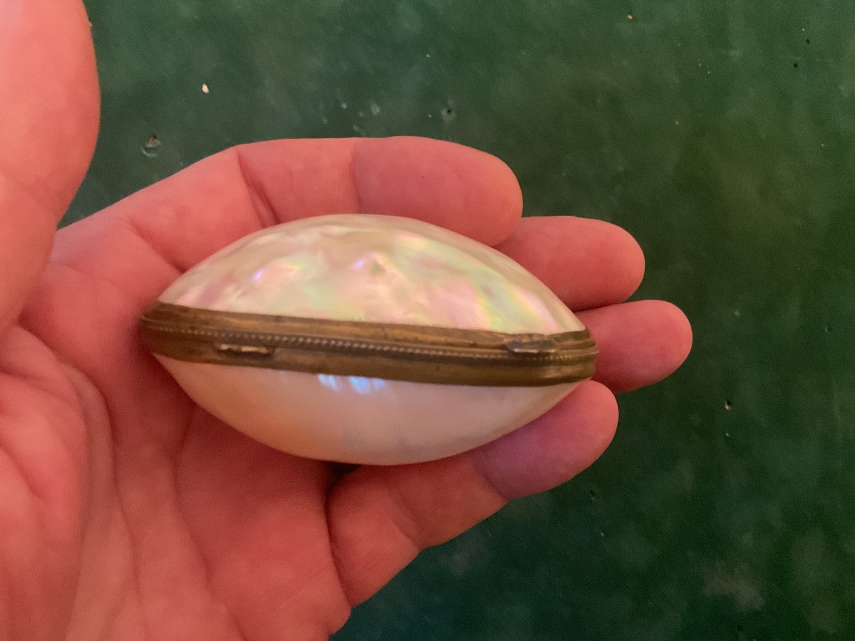 Boîte Œuf en nacre-photo-1