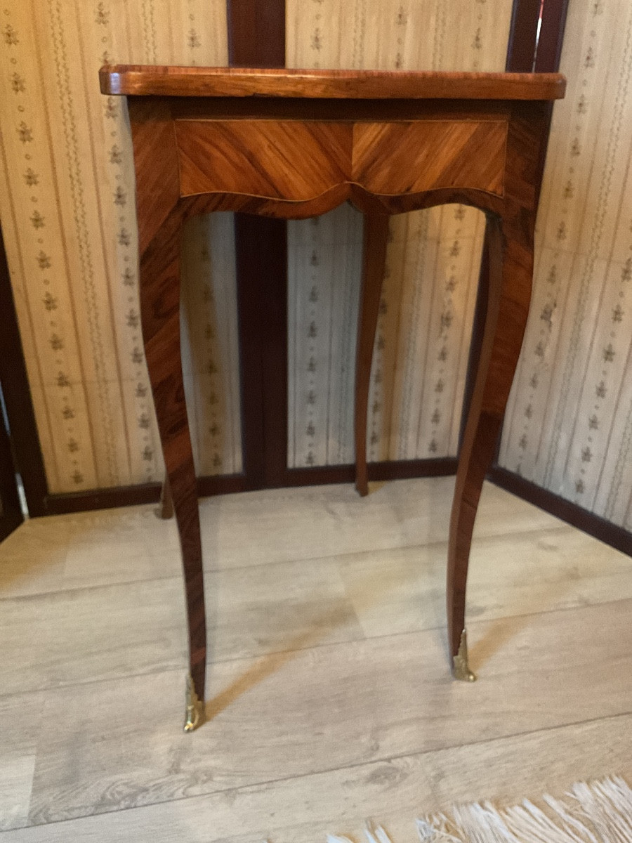 Small Louis XV Period Marquetry Table -photo-2