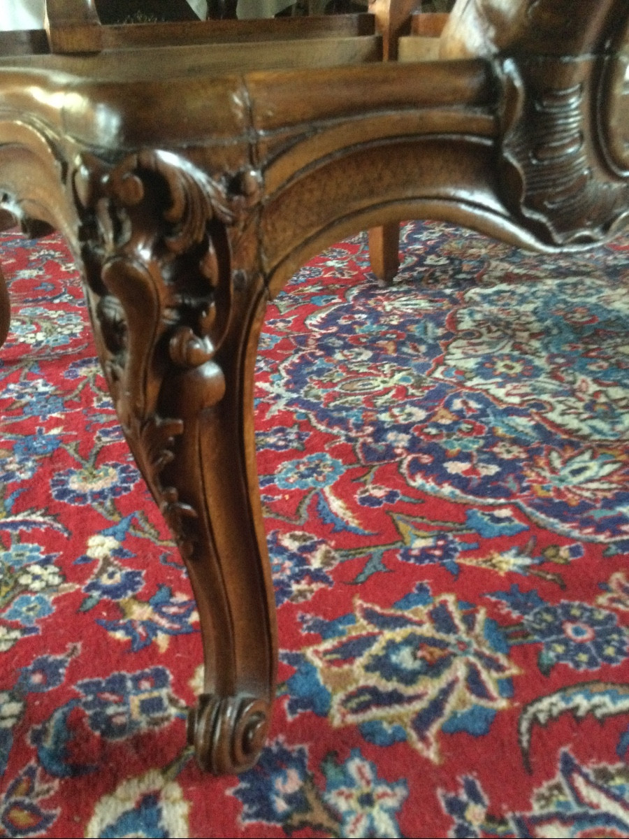 4 Foliot-style Ceremonial Armchairs Stamped Remy-photo-3