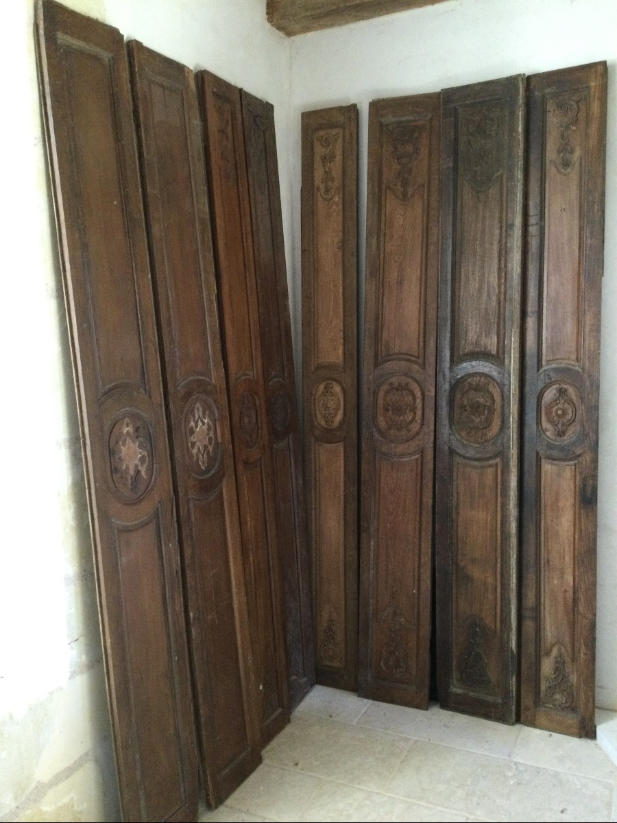 Boiserie en chêne époque XVIIIÉME fin Régence début Louis XV longueur 10,83 mètres -photo-3