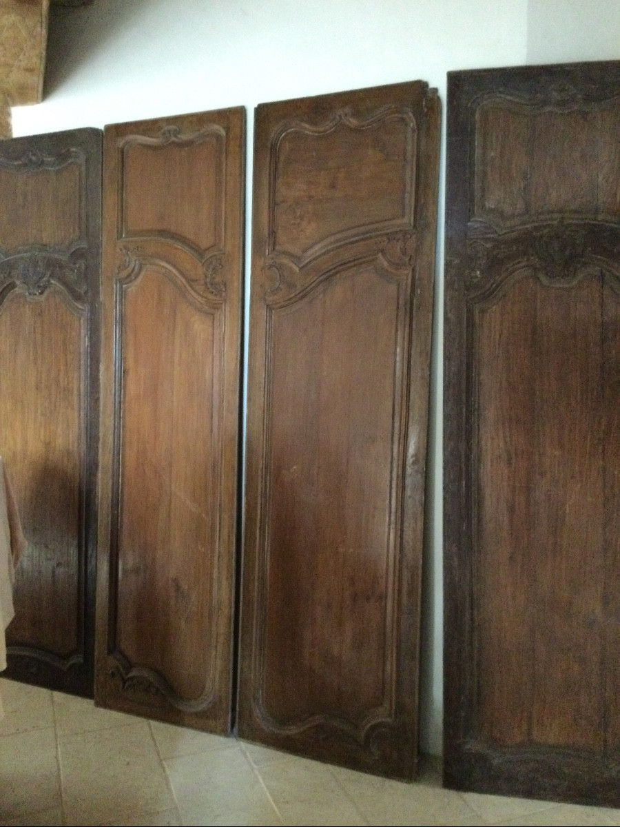 Boiserie en chêne époque XVIIIÉME fin Régence début Louis XV longueur 10,83 mètres -photo-1