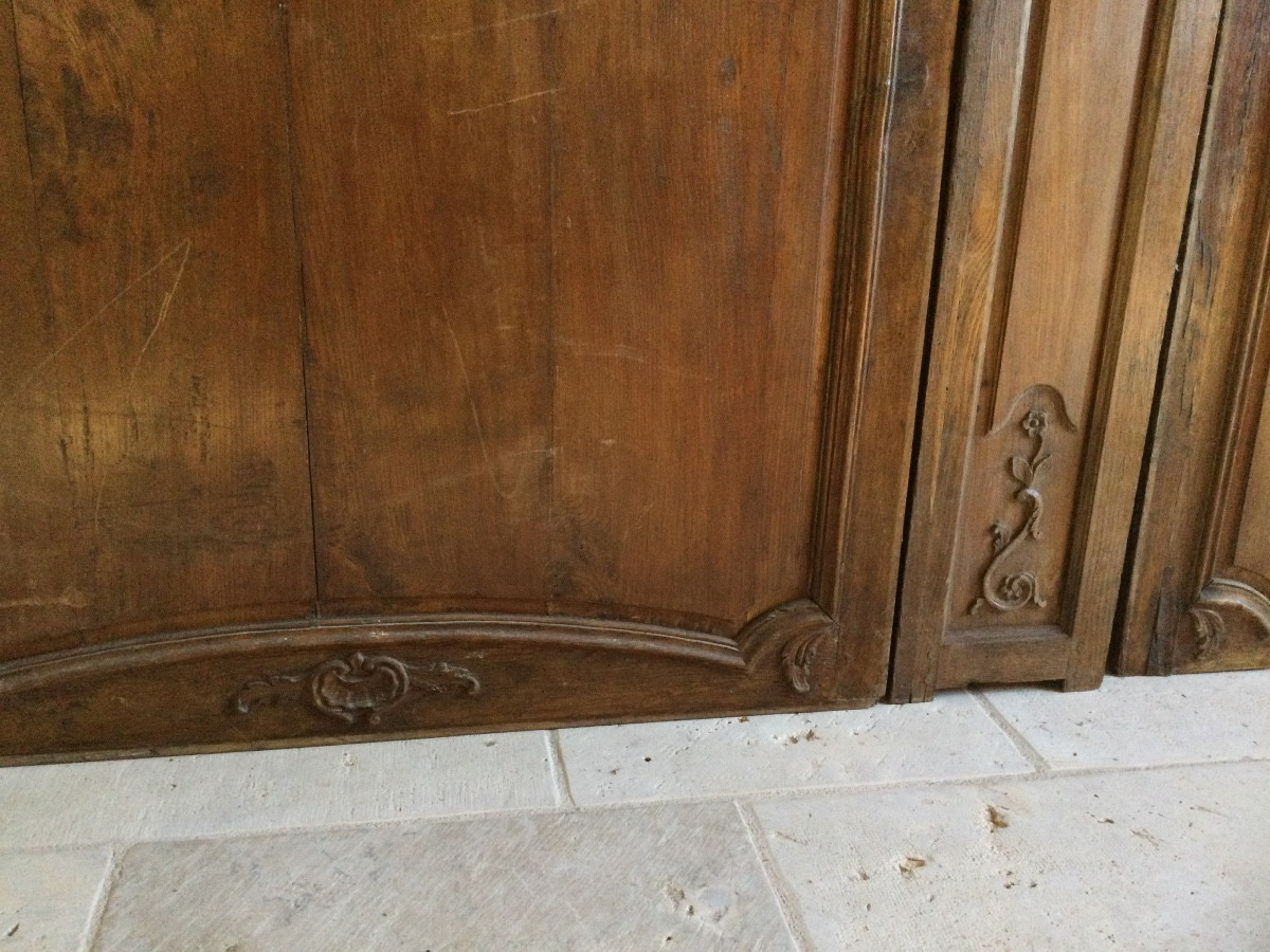 Boiserie en chêne époque XVIIIÉME fin Régence début Louis XV longueur 10,83 mètres -photo-2