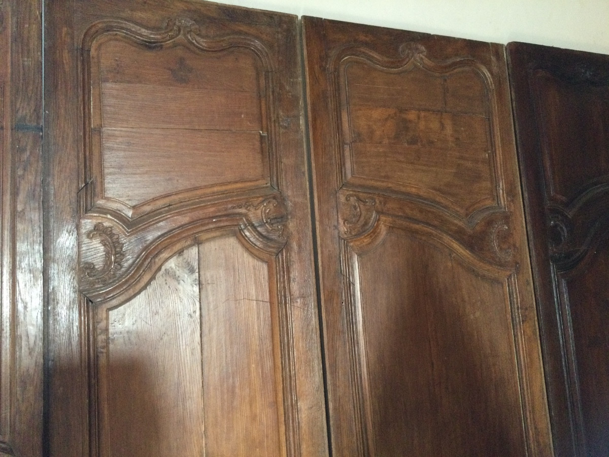 Boiserie en chêne époque XVIIIÉME fin Régence début Louis XV longueur 10,83 mètres -photo-5