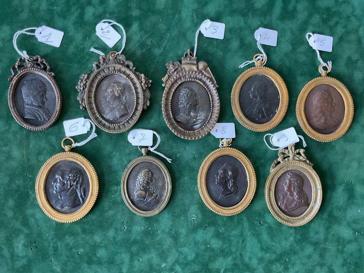 Bronze Miniatures Of Famous Figures 