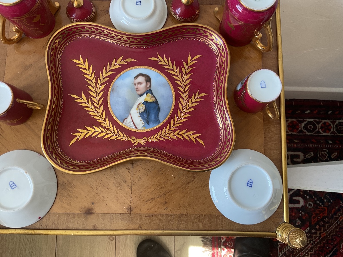Tête à tête en porcelaine de Vienne -photo-1