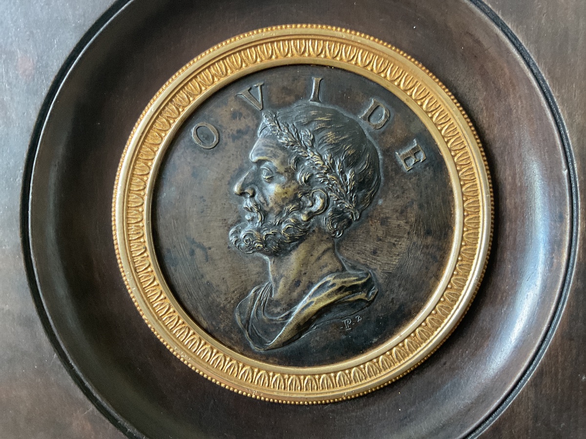 Bronze Miniature Depicting The Latin Poet Ovid -photo-2